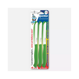 COLTELLERIE PAOLUCCI - Set 6 Coltelli da Tavola Lama Seghettata 11 cm GENIUS | Acciaio Inox | Made in Italy | Lavastoviglie | Manico Polipropilene