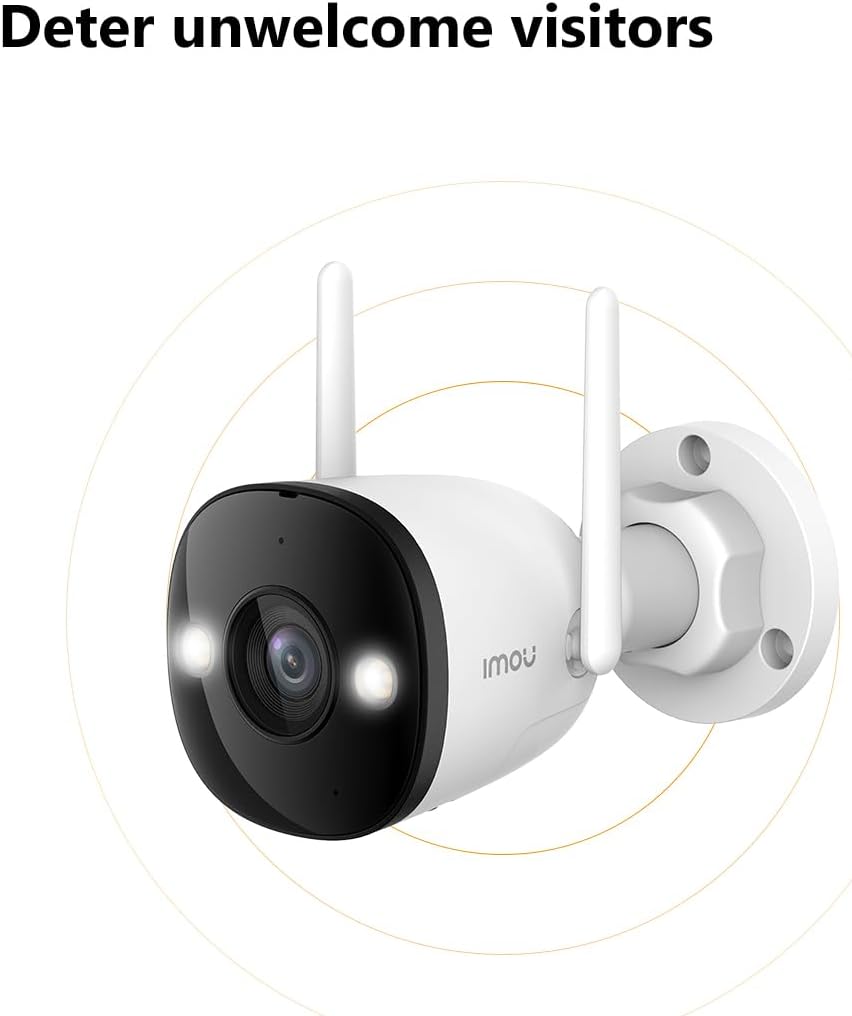 Imou Bullet 3 TELECAMERA DA ESTERNO 5MP/3K VISIONE NOTTURNA Colori WI-FI 6 IP67