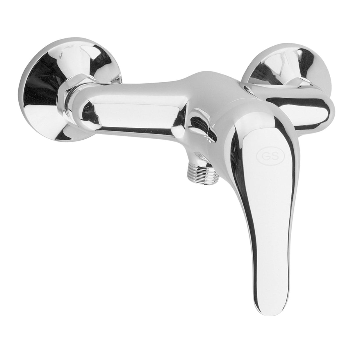 GS RUBINETTERIE - Miscelatore Monocomando a Parete Doccia Ecoline 5345 | A Parete | Made in Italy