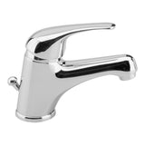 GS RUBINETTERIE - Miscelatore Monocomando Lavabo Ecoline 5362 | Scarico Incluso | Tubetti Inox | Made in Italy