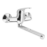 GS RUBINETTERIE - Miscelatore Monocomando a Parete Lavello Ecoline 5372 | Bocca Girevole | Made in Italy