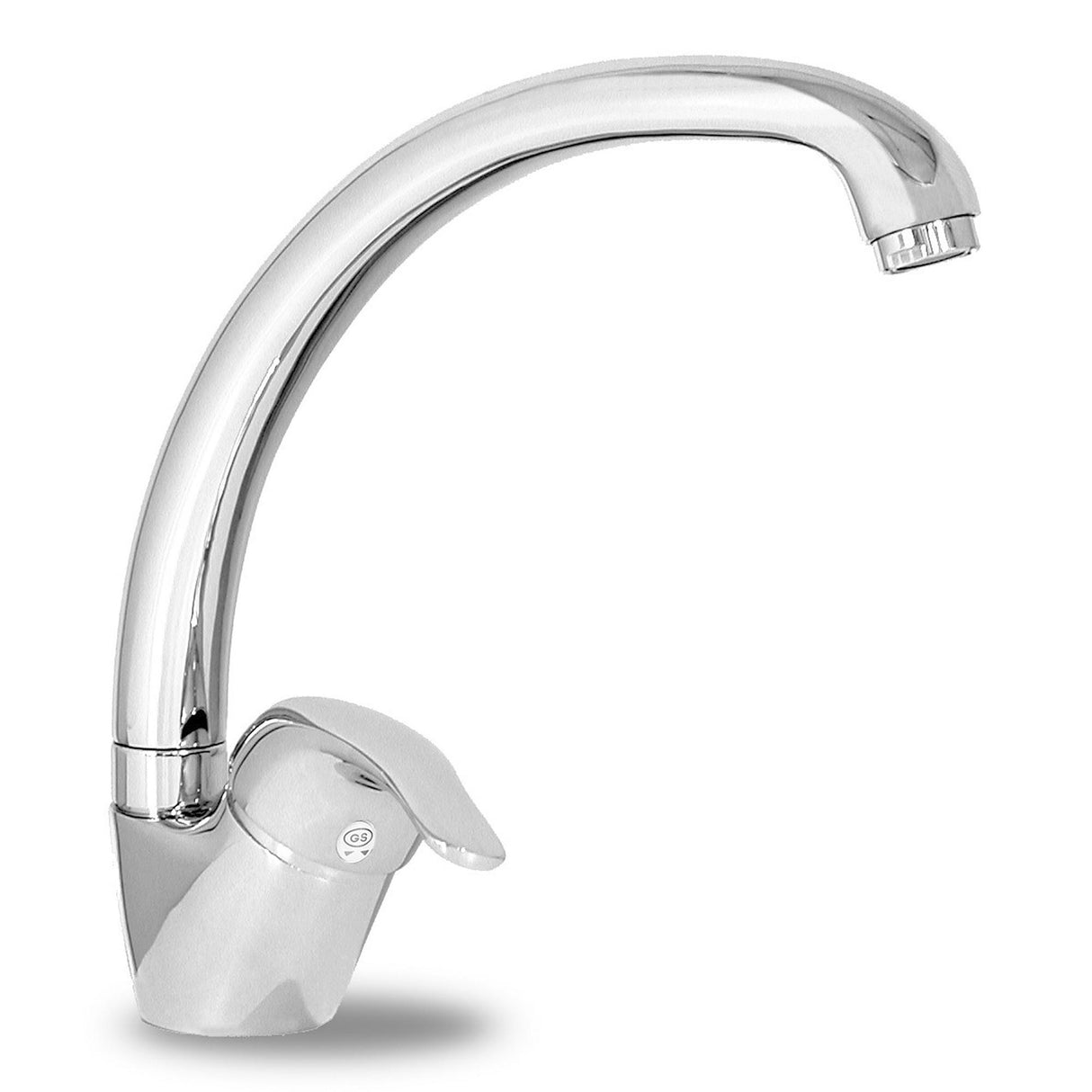 GS RUBINETTERIE - Miscelatore Monocomando Lavello Ecoline 5397/1 | Monoforo | Boccatonda Girevole | Made in Italy