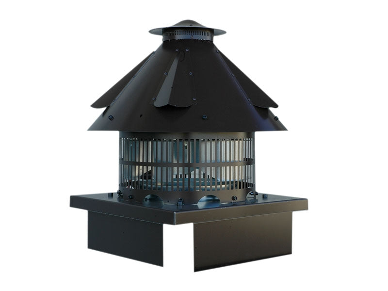 ZINCO GROUP Aspiratore Elettrico Art. 10.E | 1000mc/h | Multivelocità | Base Quadra | Centralina Inclusa