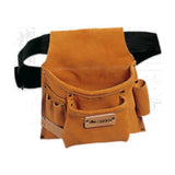 MASS Borsa Carpentiere in Cuoio 2 tasche con cintura