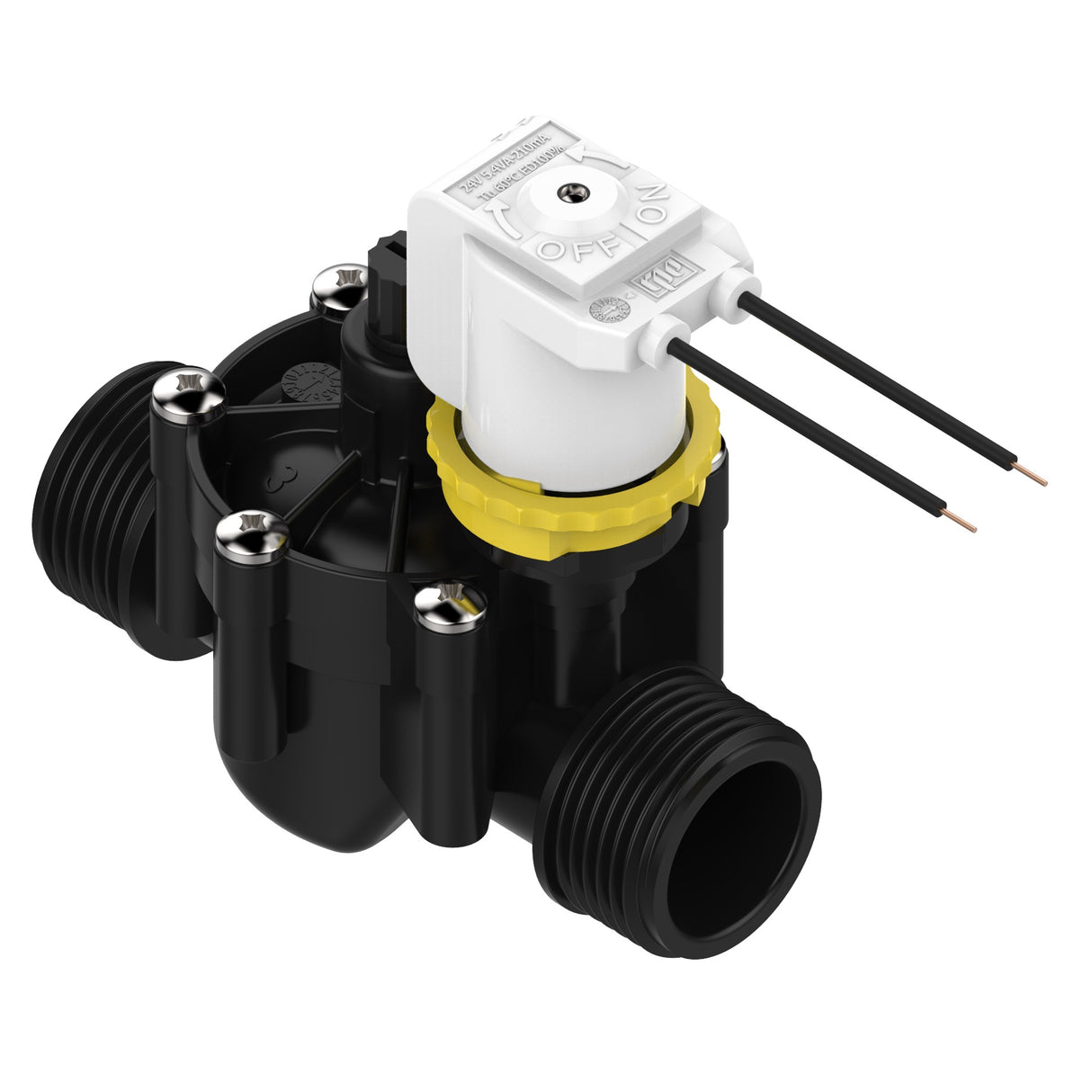 RPE Elettrovalvola per irrigazione regolatore di flusso NC M/M 24V Ac
