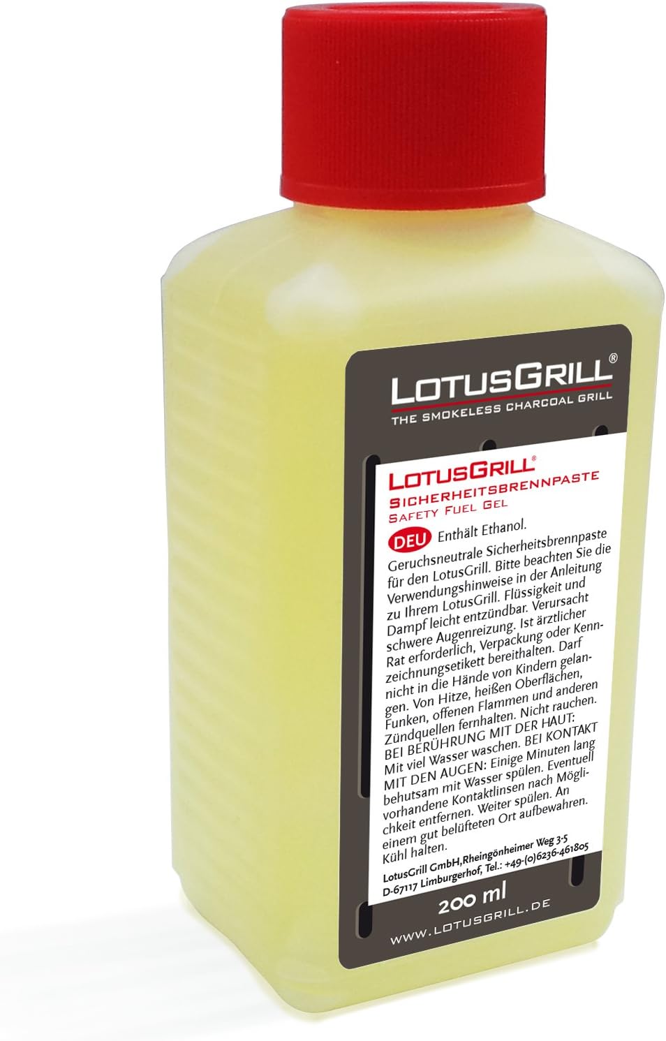 Gel combustibile inodore per barbecue 200ml - LotusGrill