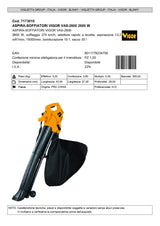 2400-W-Gebläse-Staubsauger – Vigor VAS-2400