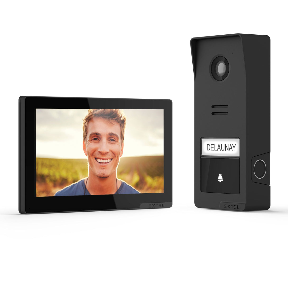Extel Videocitofono connesso Wi-Fi - senza fili portata fino a 350 metri - Wave 3