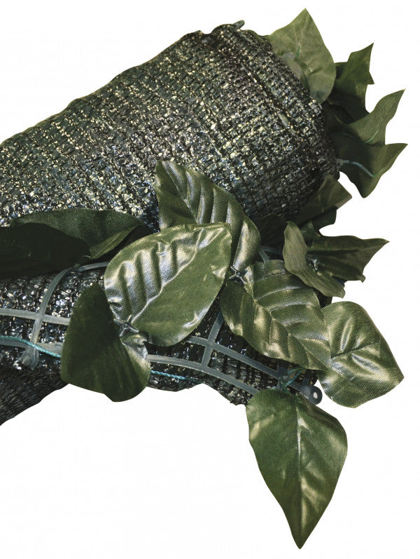 Siepe Decorativa LAURO MIX | 1x3m | Foglie Poliestere | UV Stabilizzato | Sistema Point