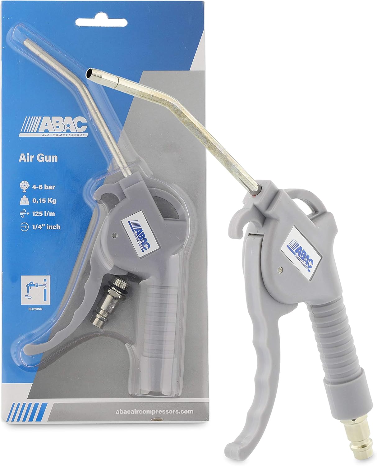 ABAC Pistola di Soffiaggio G-503 con corpo in plastica e ugello da 10cm
