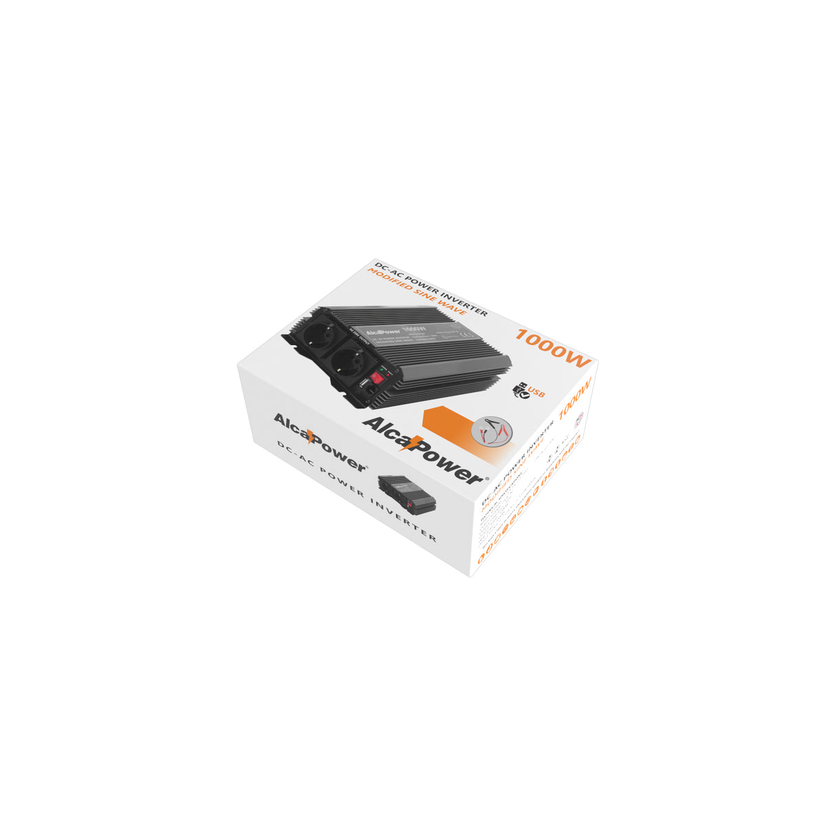 Alcapower Inverter Soft Start 1000W – 24V DC → 230V AC | Mod. 924100 | Onda modificata