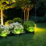 Alcapower Faretto LED Solare 500lm con Picchetto e Sensore Crepuscolare SWL13