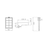 Alcapower Faretto LED Solare 500lm con Picchetto e Sensore Crepuscolare SWL13