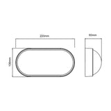 Alcapower Plafoniera LED IP65 CCT 15W Ovale – 930370