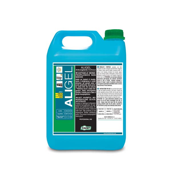 ALIGEL - Anticongelante Glicole Monopropilenico | Impianti Solari | Alimentare | UNI 8065:2019