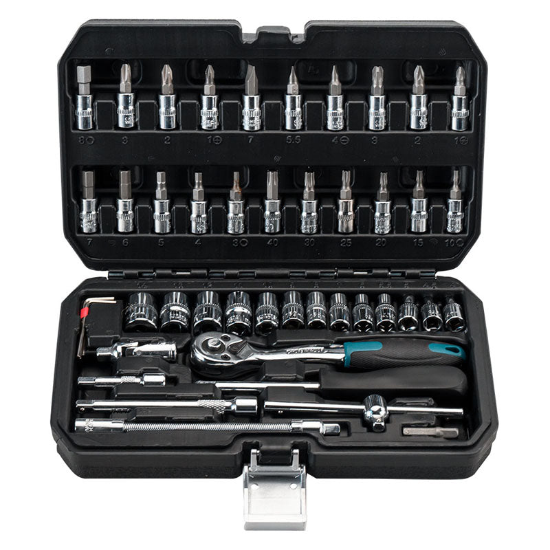 BORMANN Pro Set 46pz chiavi a bussola in valigetta 1/4'' di pollice - BHT5100