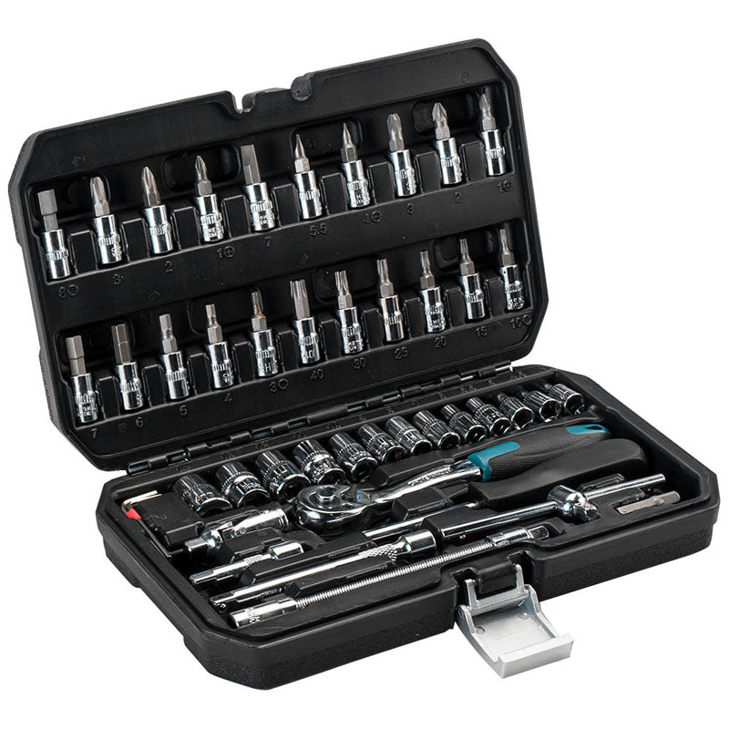 BORMANN Pro Set 46pz chiavi a bussola in valigetta 1/4'' di pollice - BHT5100