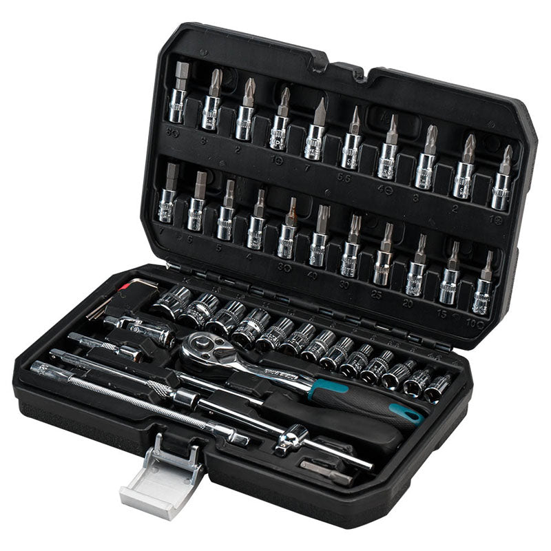 BORMANN Pro Set 46pz chiavi a bussola in valigetta 1/4'' di pollice - BHT5100