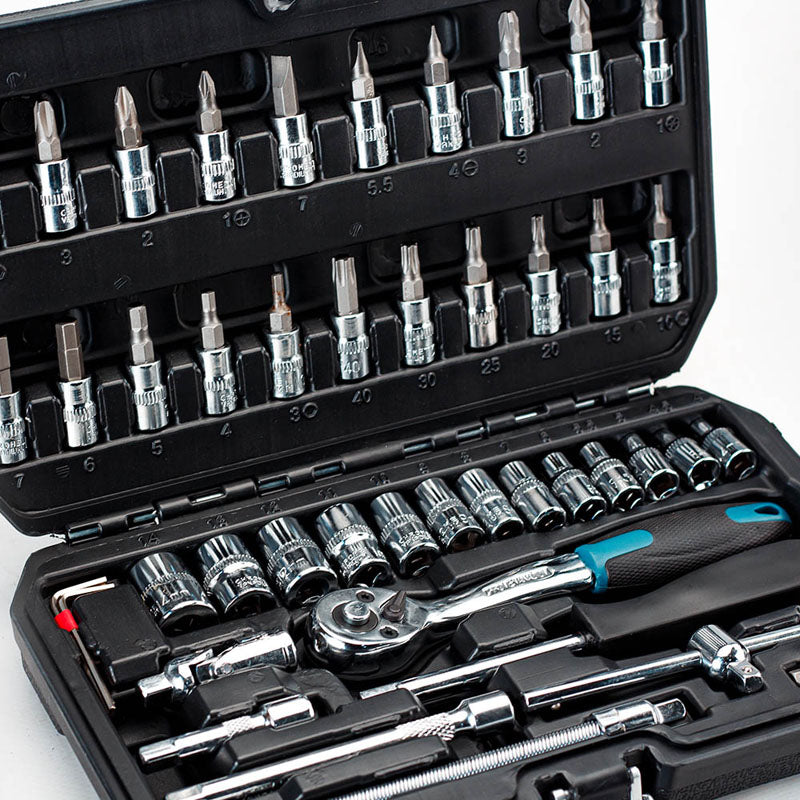 BORMANN Pro Set 46pz chiavi a bussola in valigetta 1/4'' di pollice - BHT5100