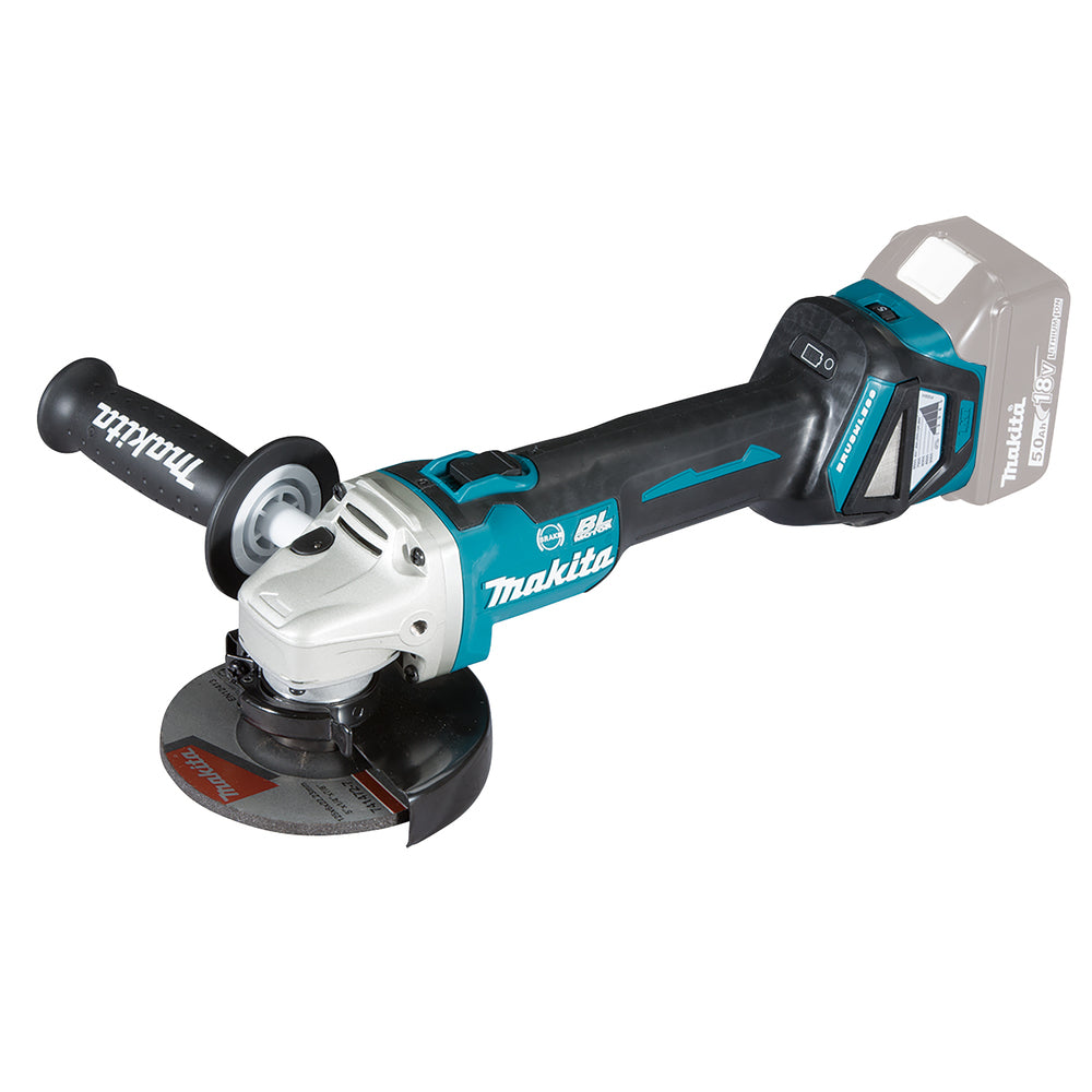 MAKITA - Smerigliatrice Angolare LXT DGA513ZJ | 18V Brushless | 125mm | Solo Corpo + Valigetta Makpac