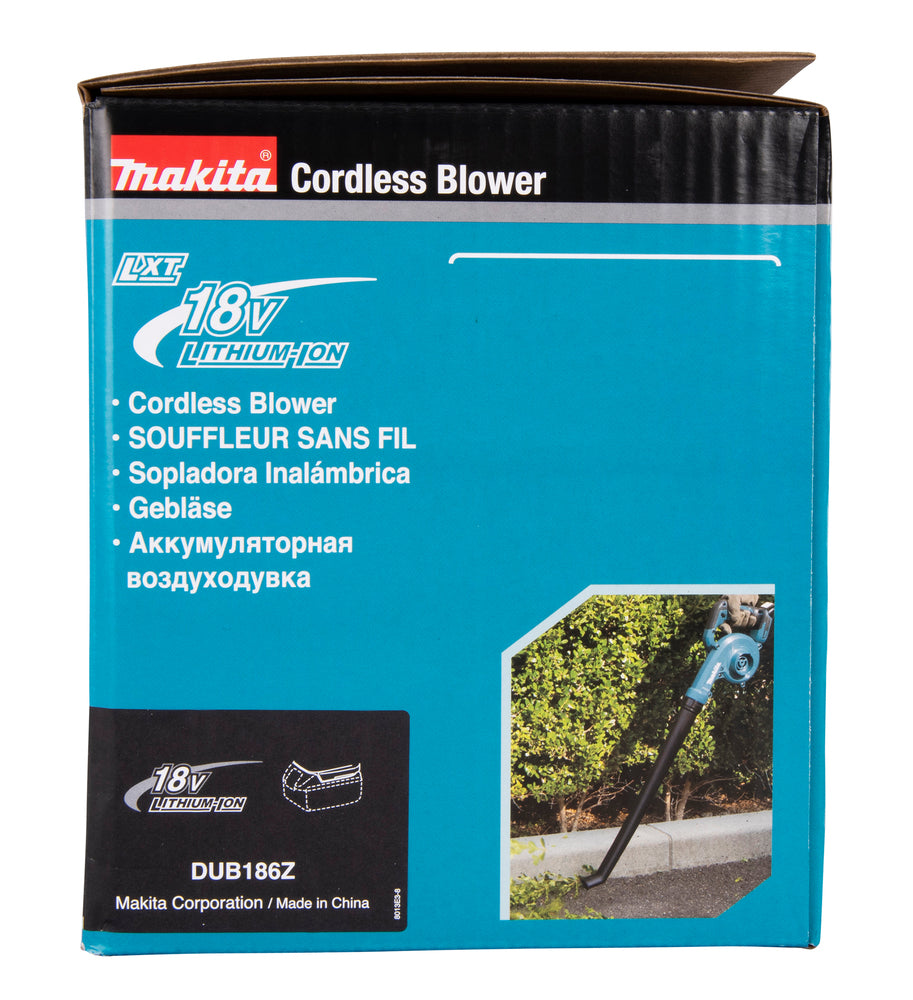 MAKITA DUB186Z confezione originale vista frontale