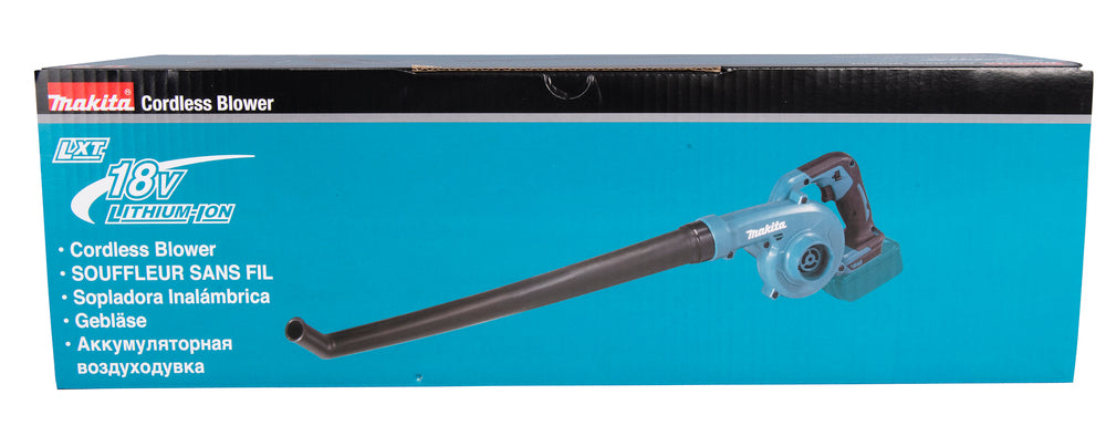 MAKITA DUB186Z dettaglio impugnatura e selettore velocità