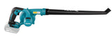 MAKITA DUB186Z soffiatore vista laterale con ugello da giardino