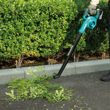MAKITA DUB186Z vista frontale del tubo di soffiaggio