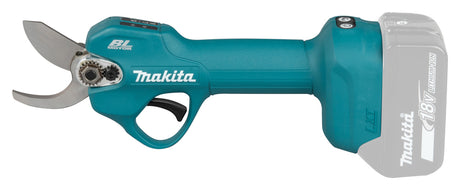 MAKITA DUP181Z forbici brushless vista laterale lame aperte