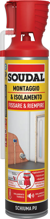 Soudal Schiuma Montaggio & Isolamento Genius Gun 750ml