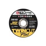 Disco da taglio Twincut Plus inox & acciaio Diametro 125 - Spessore 1,0mm - CONF. 50 pezzi