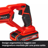EINHELL TE-AP 18/22 Li-Solo sega a gattuccio 18V vista completa, batteria non inclusa