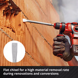 EINHELL 49247200 esempio di scalpellatura su parete con martello non incluso