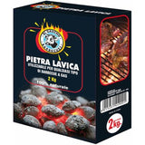 Pietra lavica roccia lavica per barbecue a gas 2 Kg