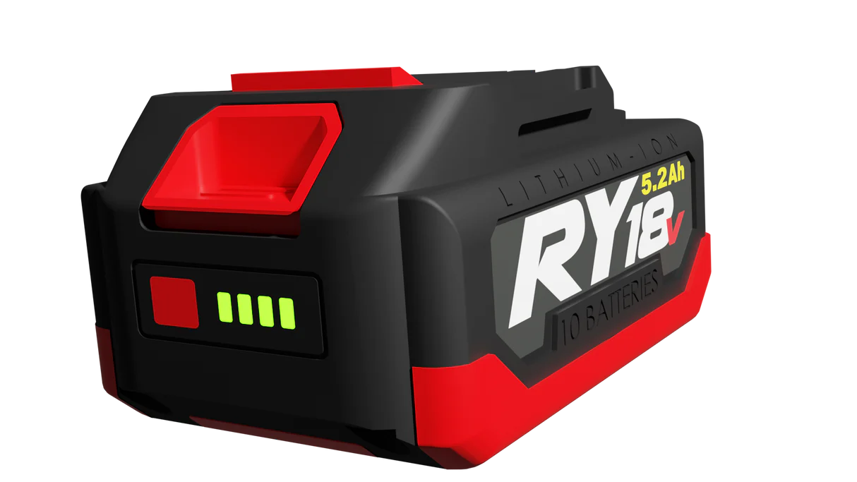 Kit Castellari Decespugliatore RY10G con 2 Batterie da 18V e Caricabatterie Rapido [BUNDLE]