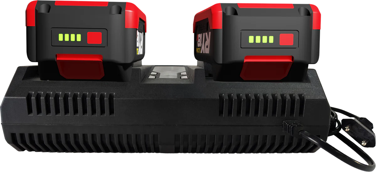 Kit Castellari Decespugliatore RY10G con 2 Batterie da 18V e Caricabatterie Rapido [BUNDLE]