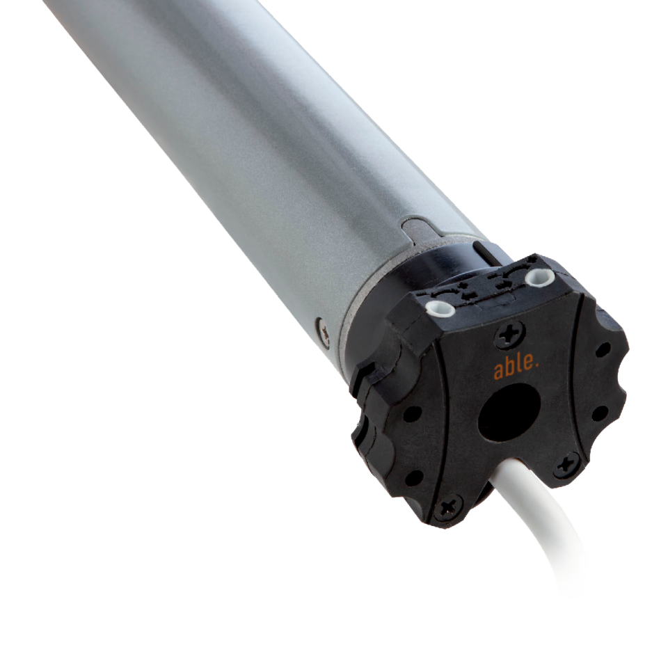 ABLE - Motore Tubolare TM Lex 45-40-15 V2 27Y009 | 40 Nm | Ø45 | Finecorsa Meccanico | Testa V2 | Tapparelle Tende da Sole