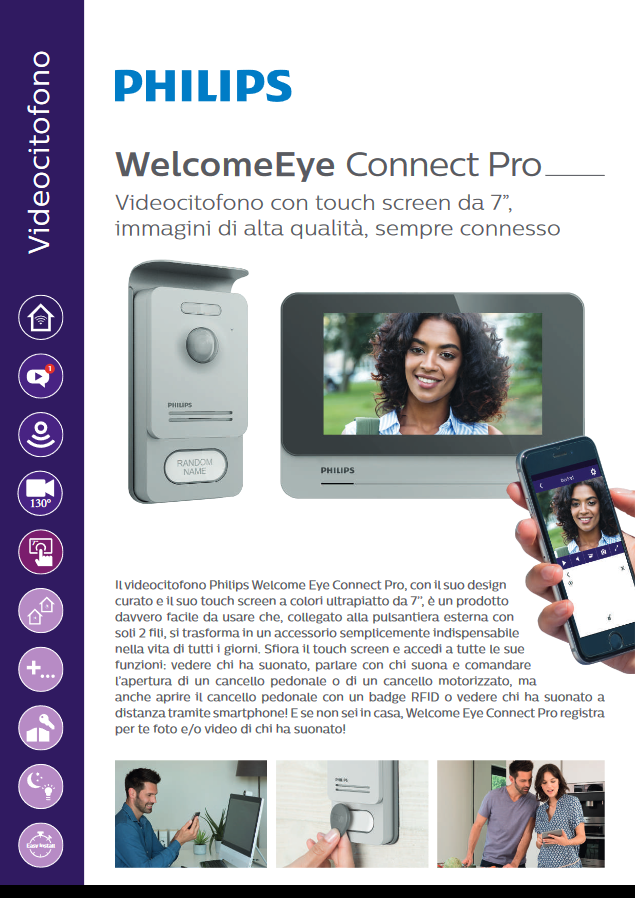 Videocitofono WiFi Monitor Touch Screen 7'' Connect Pro — free download