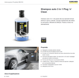 Shampoo detergente auto e moto 3 in 1 per idropulitrici - KARCHER