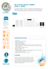 Kit Allarme centrale wireless COMBO (GSM + PSTN) AVIDSEN