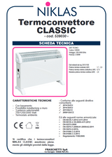 Termoconvettore Classic 2000W - Niklas