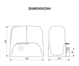 Key Automation Kit automazione connessa Wi-Fi per cancelli scorrevoli fino a 500 Kg 24V KSUN5024EK