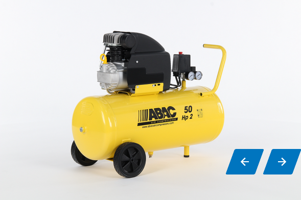 ABAC Compressore aria 50 LT 8BAR 2HP Montecarlo B20 Baseline