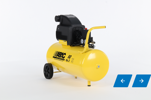 ABAC Compressore aria 50 LT 8BAR 2HP Montecarlo B20 Baseline
