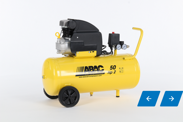 ABAC Compressore aria 50 LT 8BAR 2HP Montecarlo B20 Baseline