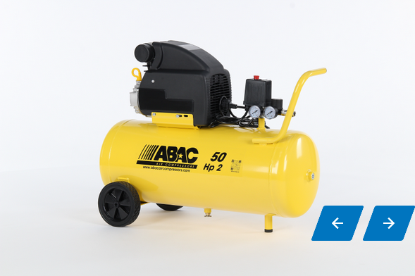 ABAC Compressore aria 50 LT 8BAR 2HP Montecarlo B20 Baseline