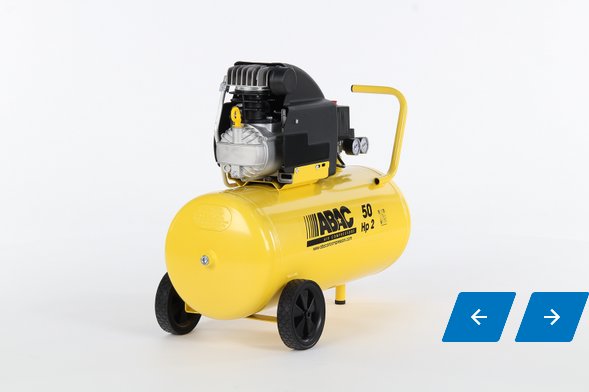 ABAC Compressore aria 50 LT 8BAR 2HP Montecarlo B20 Baseline