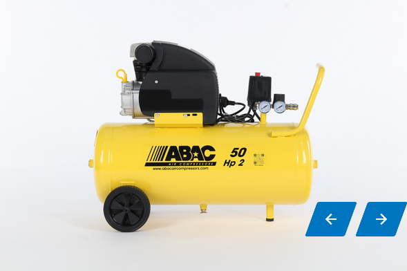 ABAC Compressore aria 50 LT 8BAR 2HP Montecarlo B20 Baseline