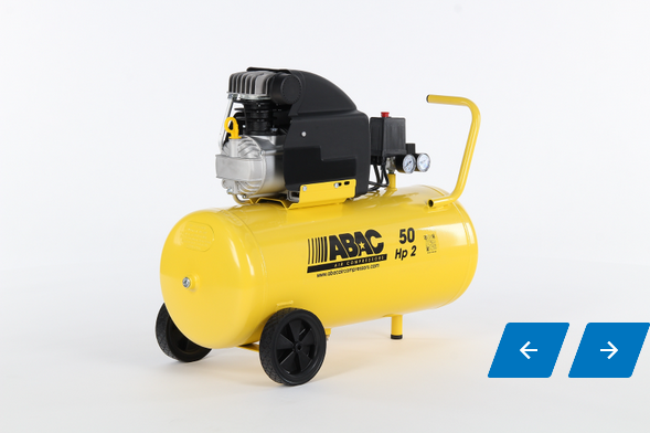 ABAC Compressore aria 50 LT 8BAR 2HP Montecarlo B20 Baseline