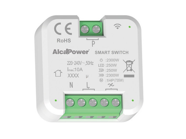 Alcapower Interruttore Smart Switch 220-240V AC 2300W 10A